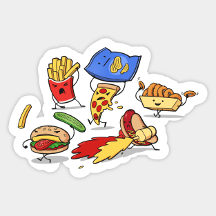 Food Fighters Sticker